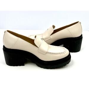 MICHAEL Michael Kors Rocco Lug Sole Slip On Heeled Loafer women 6.5